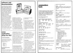 Commodore PET advert 1 pages 2 and 3