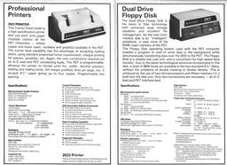 Commodore PET advert 1 pages 6 and 7